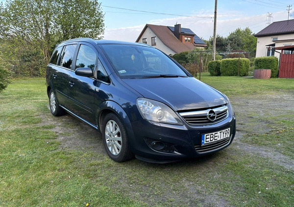 Opel Zafira cena 16800 przebieg: 262400, rok produkcji 2009 z Bełchatów małe 121